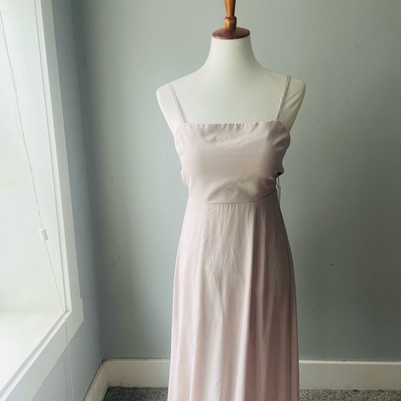 Show Me Your MuMu Pink Spaghetti Strap Gown NWT - Picture 2 of 9